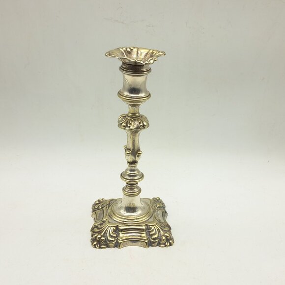 Victorian Candlestick Holder By Samuel Evans & Sons - Picture 4 of 11